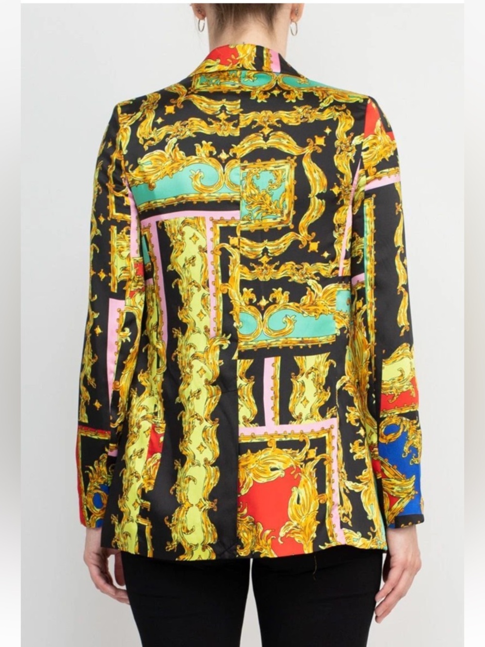 Industry Women's Vibrant Multicolor Blazer - Picture 14 of 14